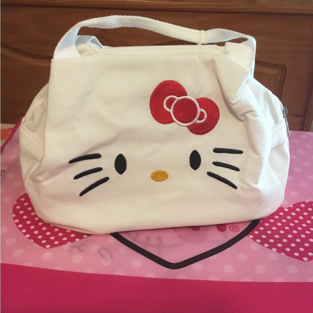 Sanrio Hello Kitty Embroidered Lunch Bag